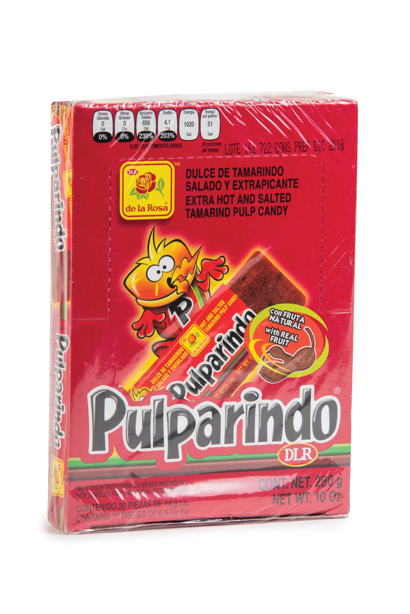 Pulparindo Extra Picante 20 uds. 280 g