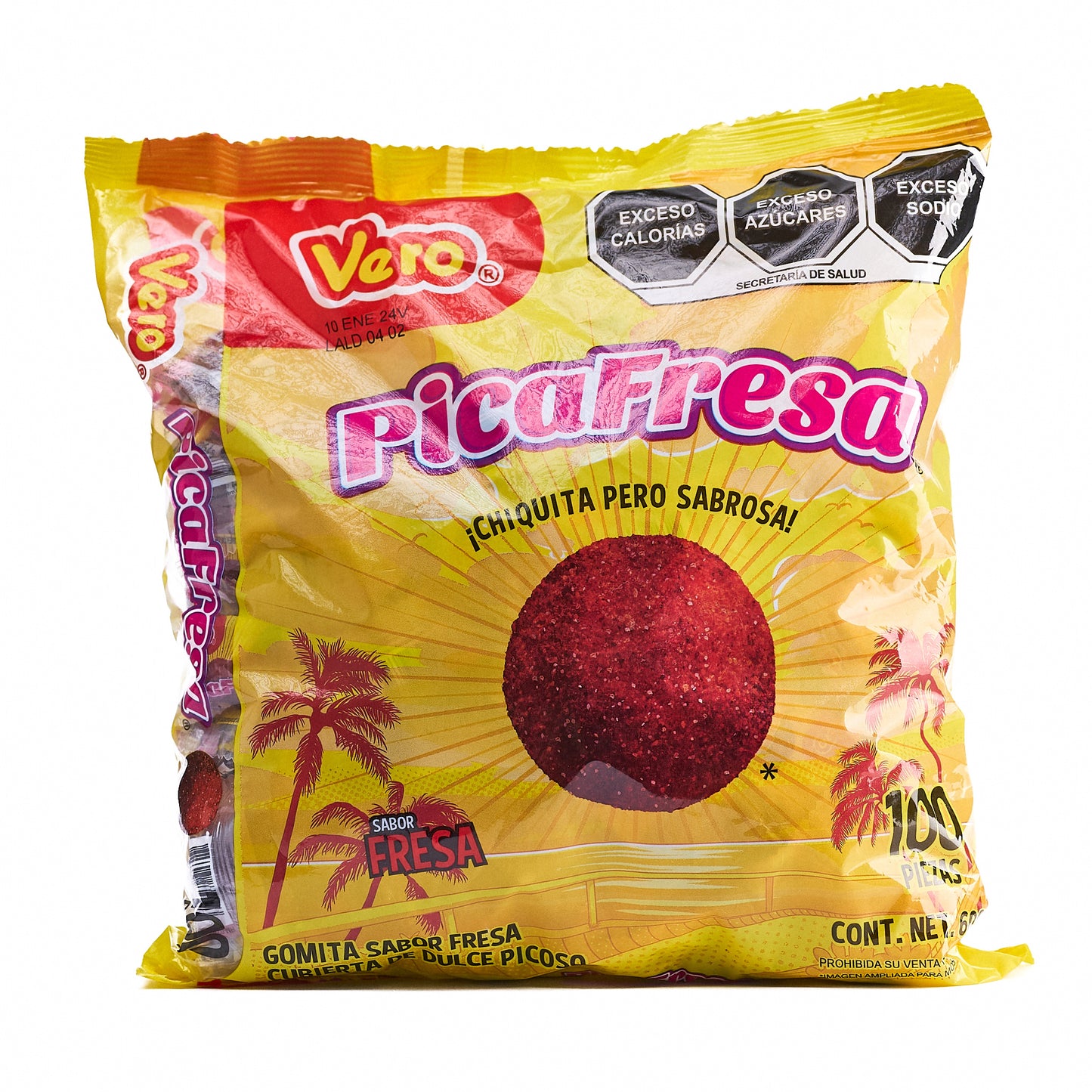 Bombones Picafresa Sabor Chile y Fresa 100 x 6g