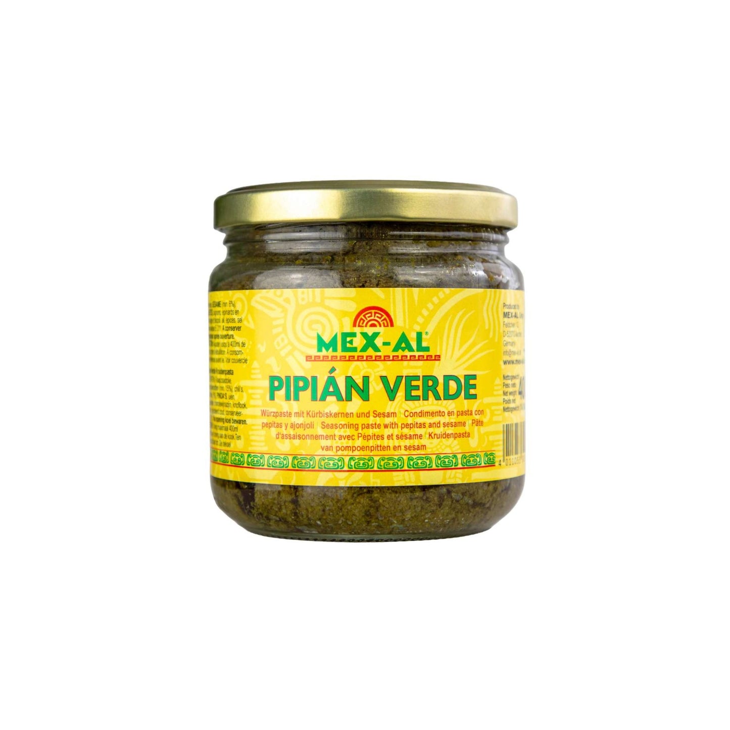 PIPIAN VERDE Würzpaste mit Kürbiskernen und Sesam 400g
