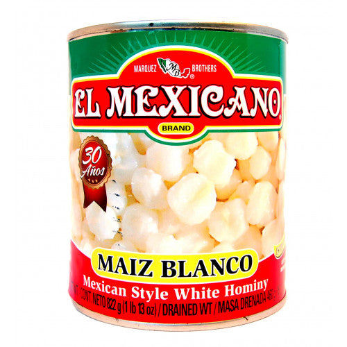 MAIZ PARA POZOLE DE EL MEXICANO 822gr
