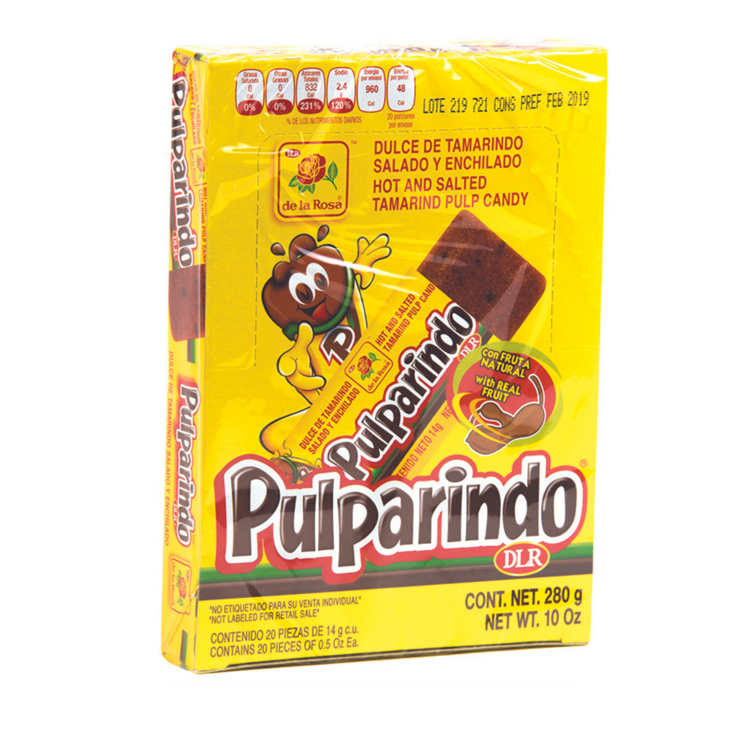 Caramelo Pulparindo de De La Rosa 280g (20uds)