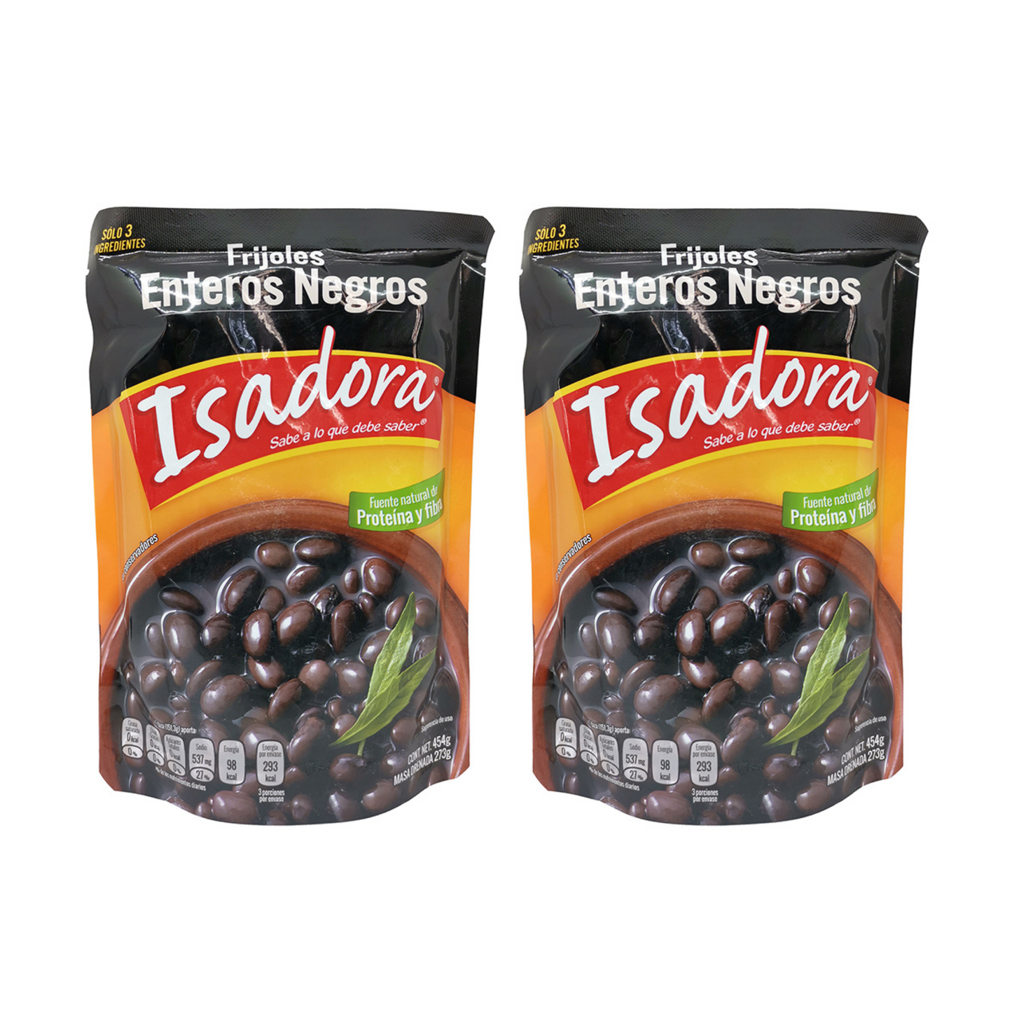 Frijoles Negros Enteros (Pack 2)