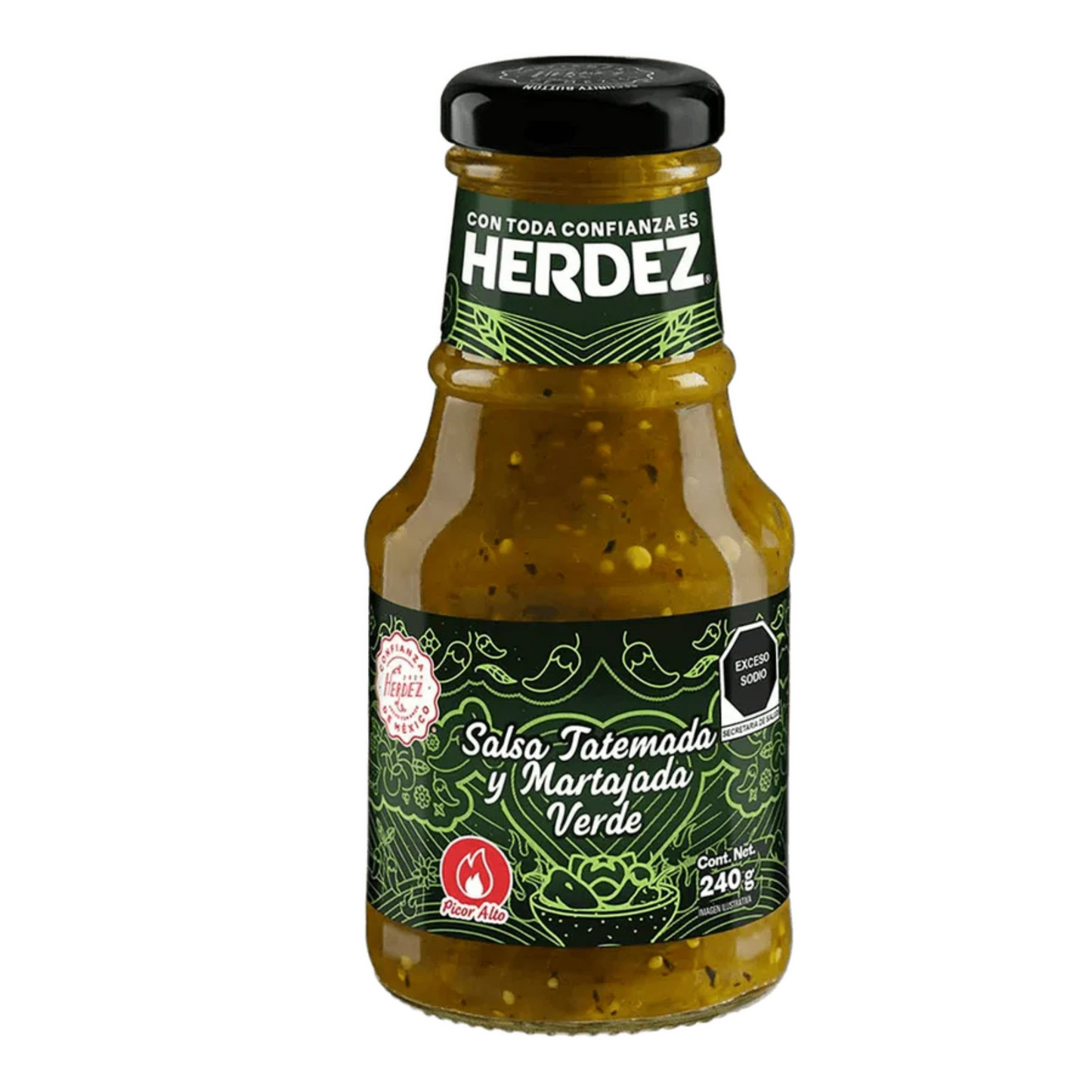 SALSA VERDE (ASADA Y MOLIDA) 240GR