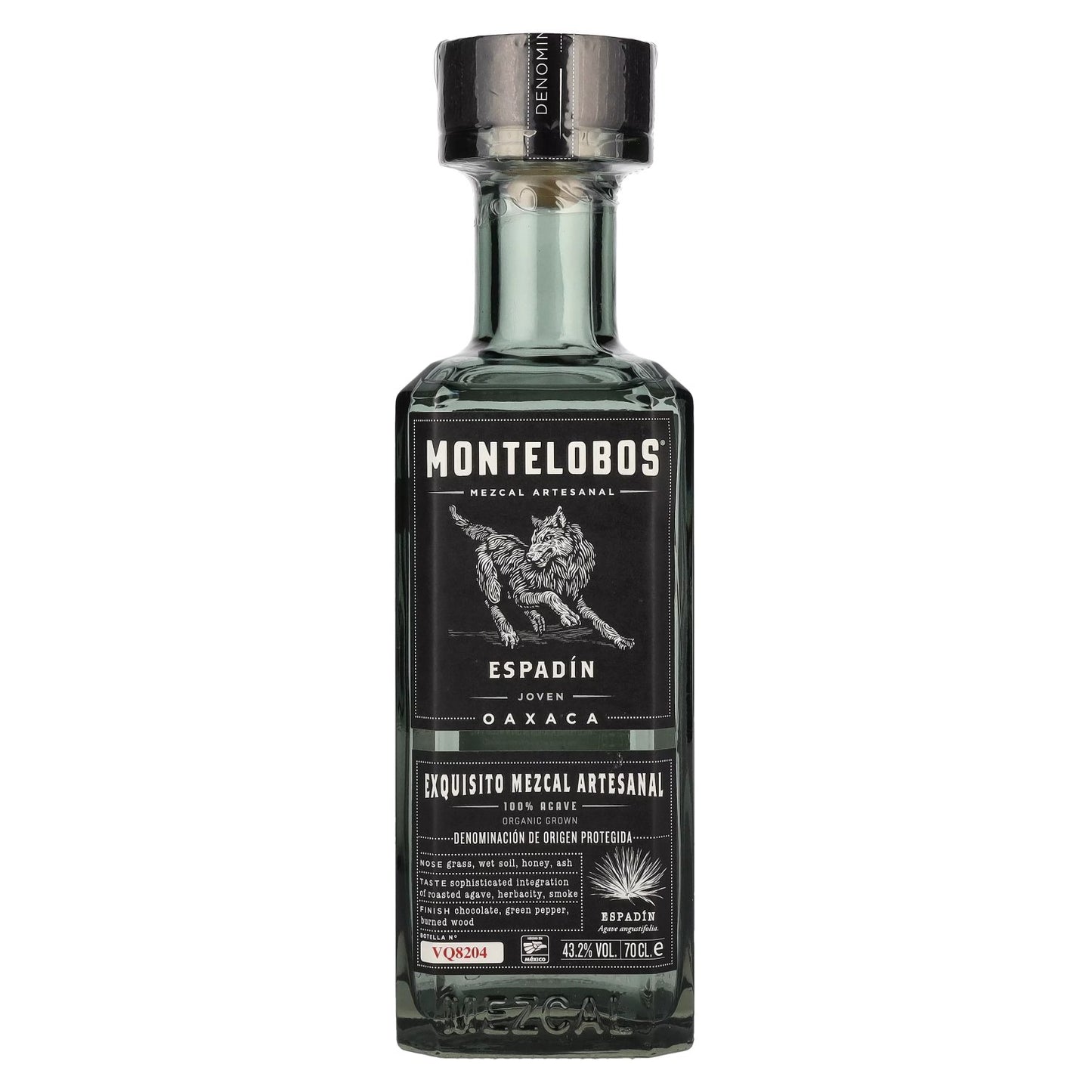 Mezcal Artesanal Montelobos ESPADÍN Joven 100% Agave 43.2% Vol. 0.7l