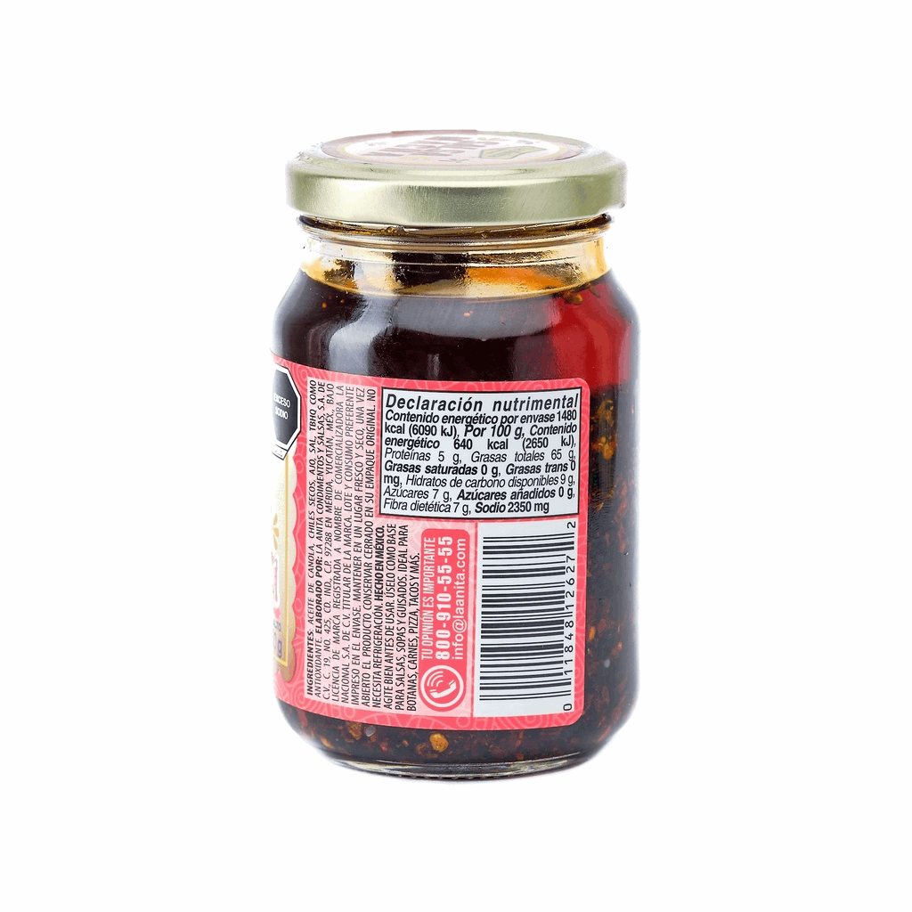 Salsa macha mexican sauce