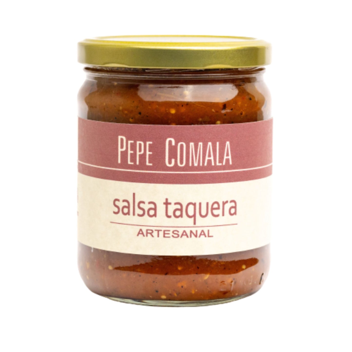 Red taquera sauce from PEPE COMALA 465 g