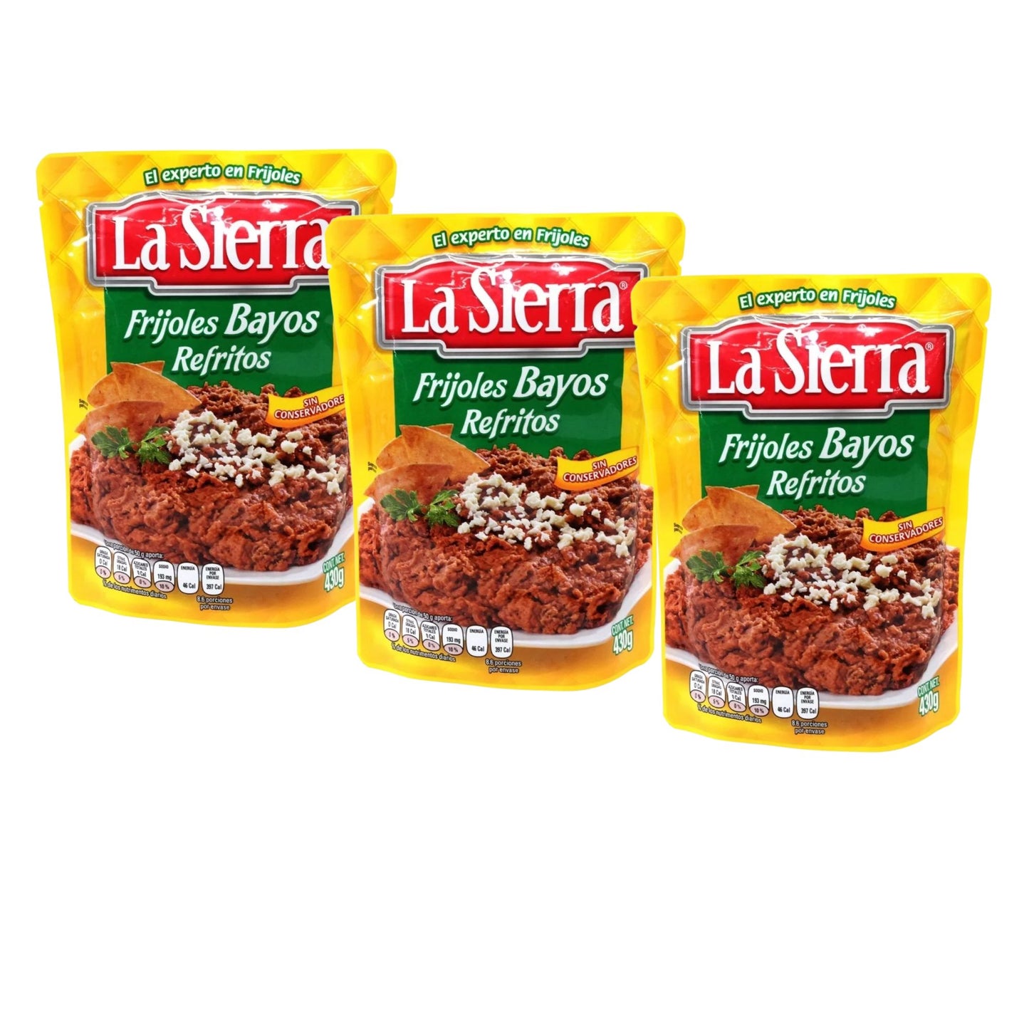 Puré de judías blancas La Sierra 430 g (paquete de 3)