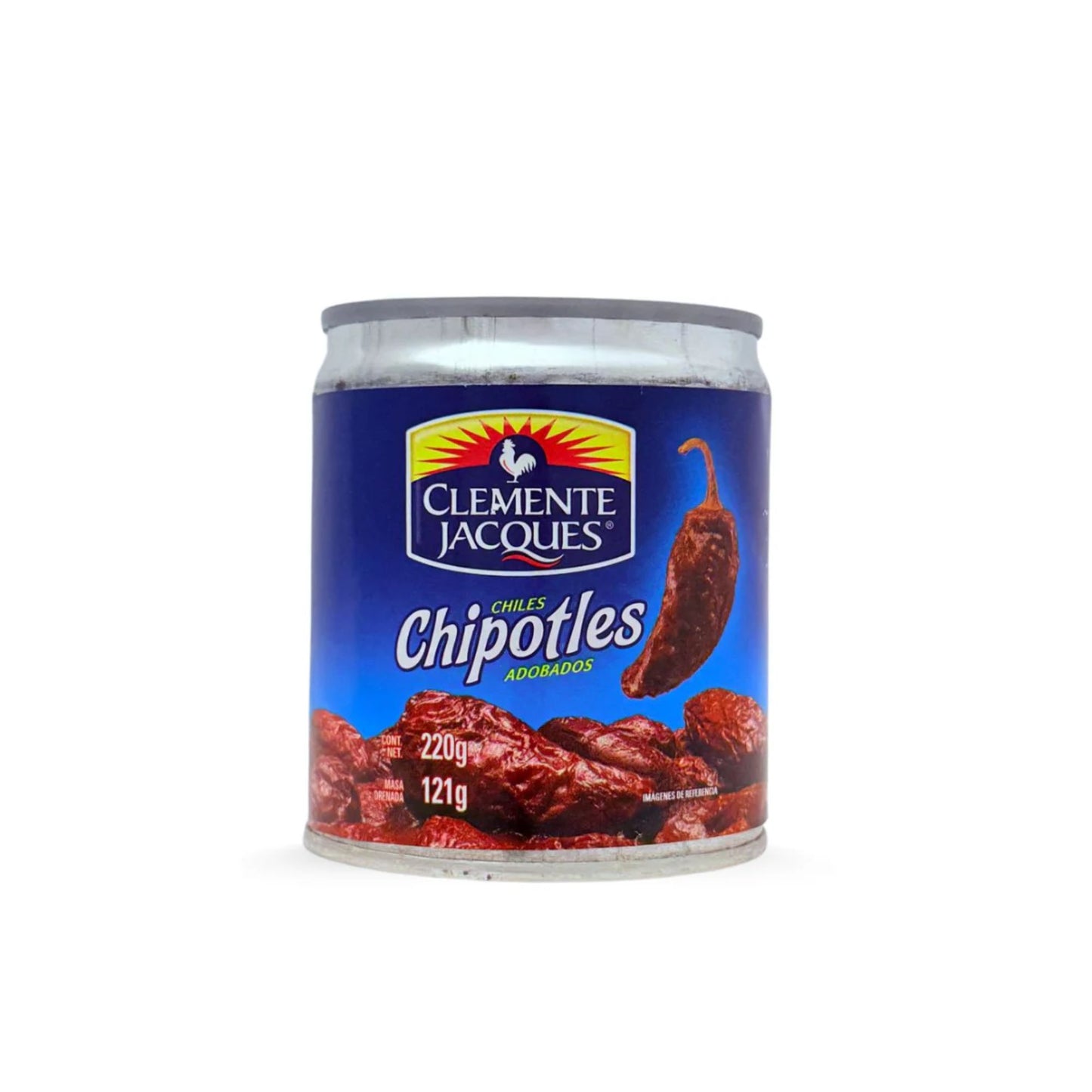 WHOLE CHILI CHIPOTLES CLEMENTE JACQUES 220gr