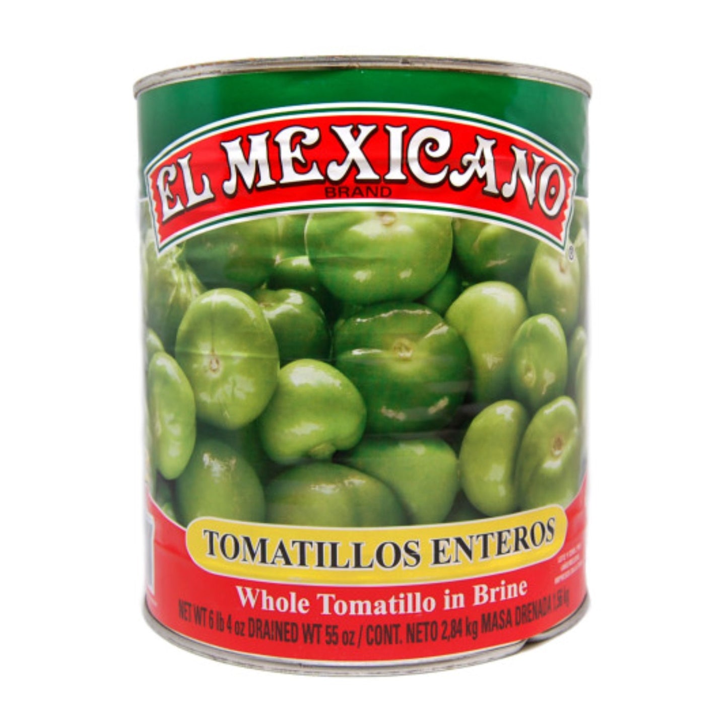 WHOLE GREEN TOMATOES FROM EL MEXICANO 2.8 kg