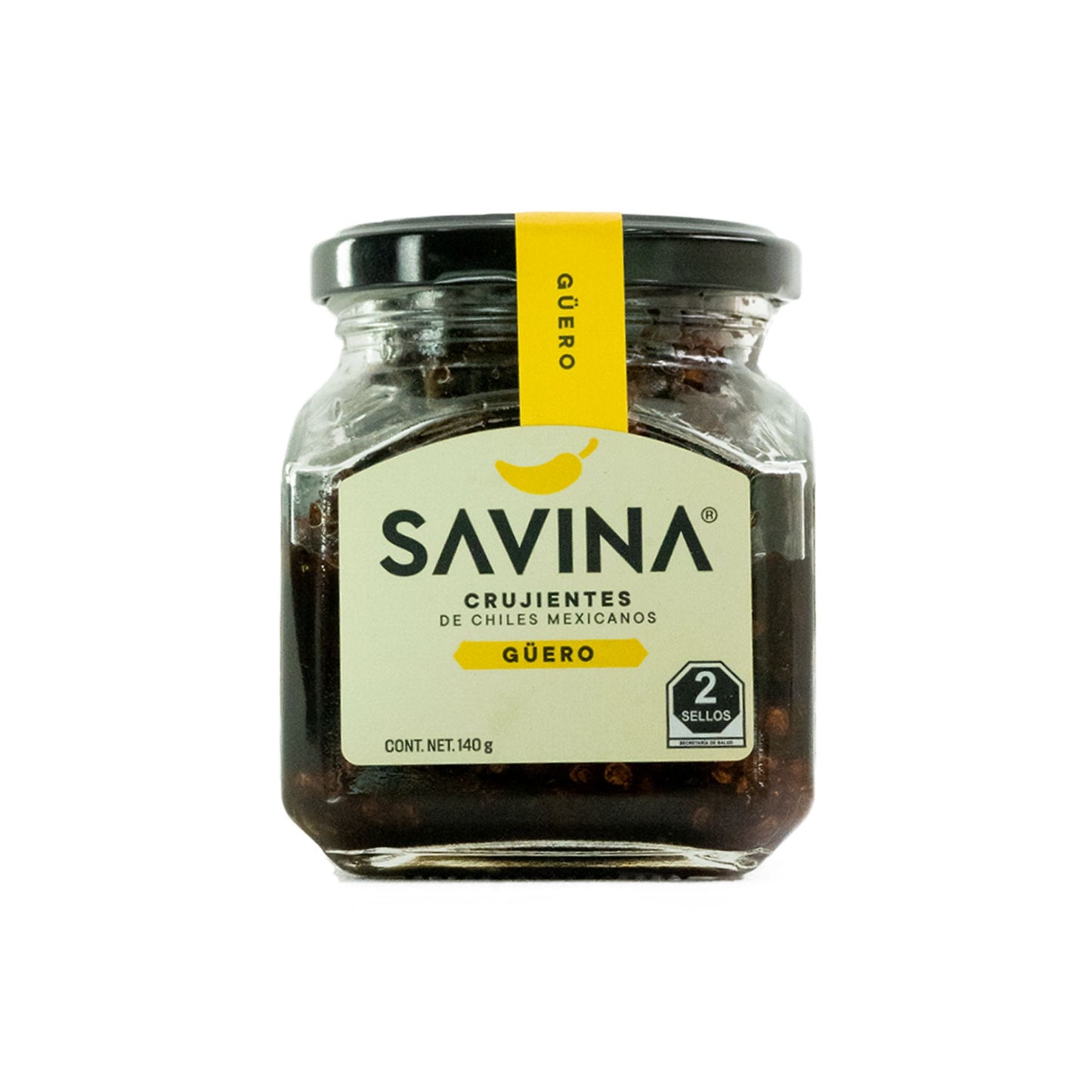 CHILE güero Salsa de Ají Crujiente 140GR