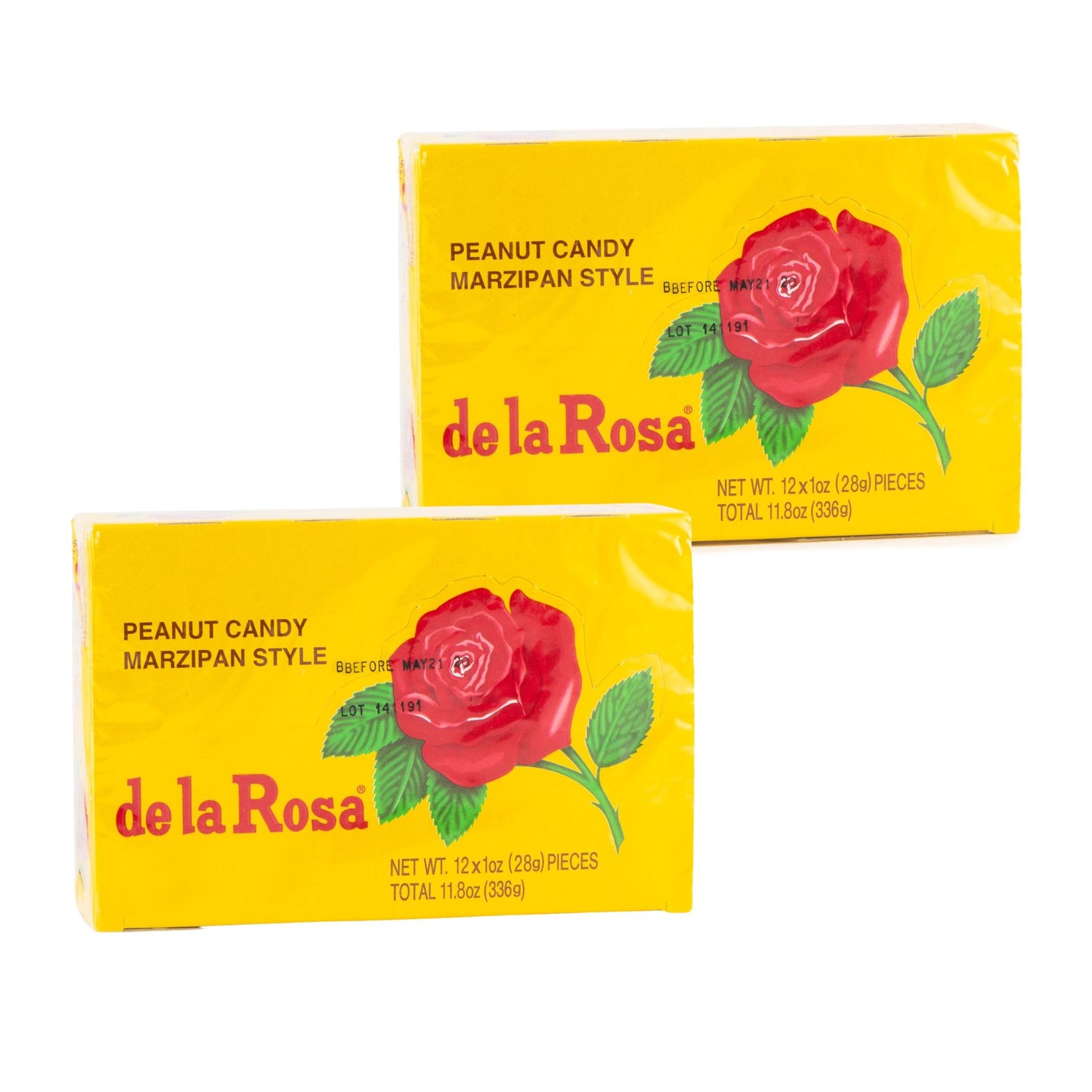 Mazapán de la Rosa 12 piezas 336g (Pack 2)