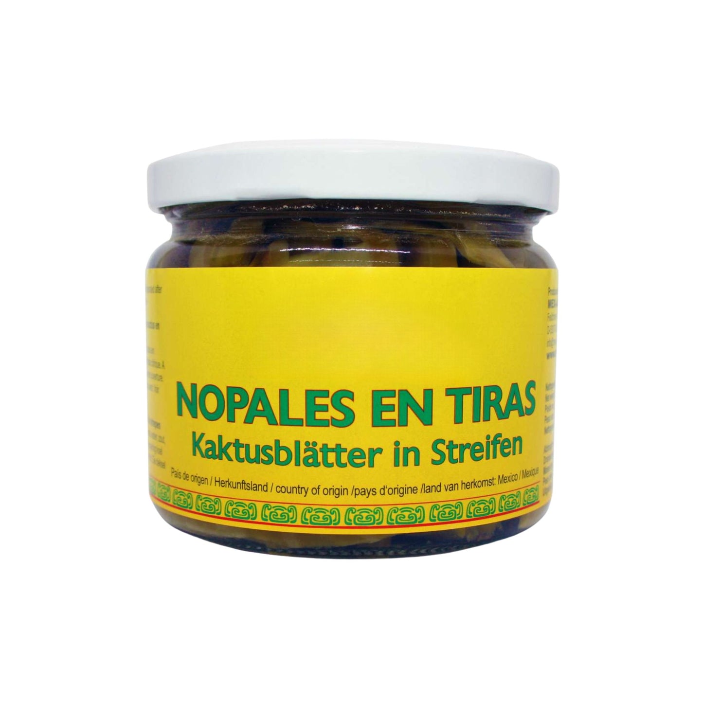 HOJAS DE CACTUS TIRAS DE NOPAL EN SALMUERA 300g