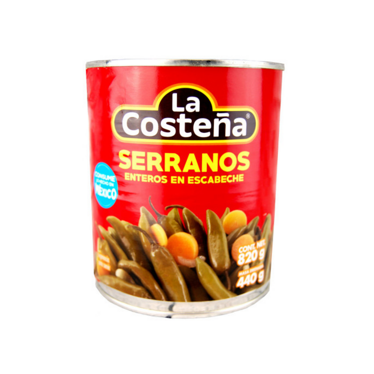 GANZE CHILI SERRANO VON CAREY 800g