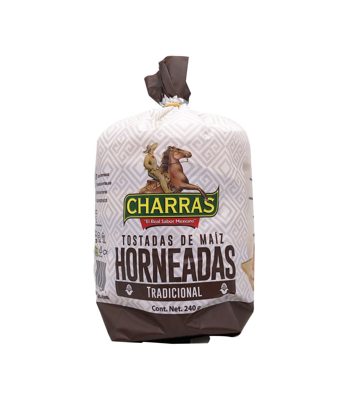 Tostadas horneadas / baked Tradicional of Charras 240g