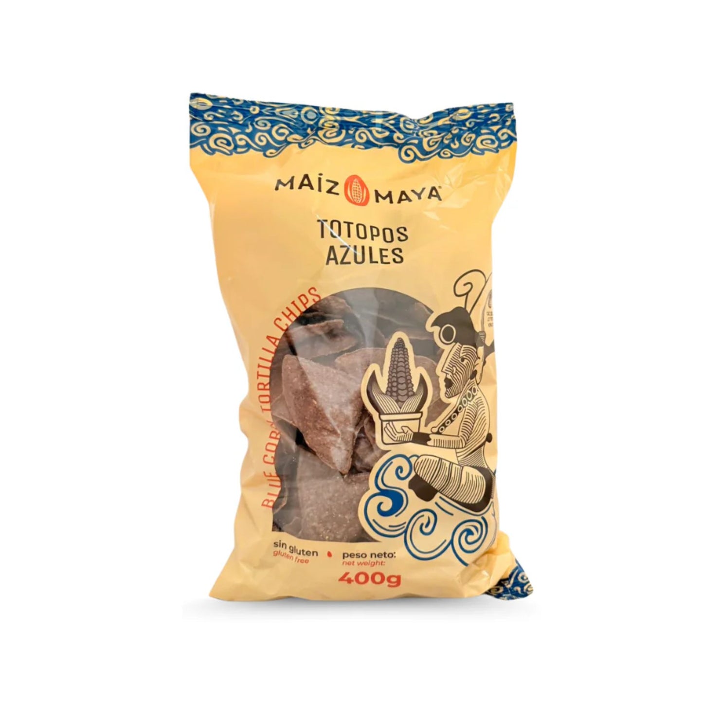 Totopos Azul (Blauermais) von Maiz Maya 400 g