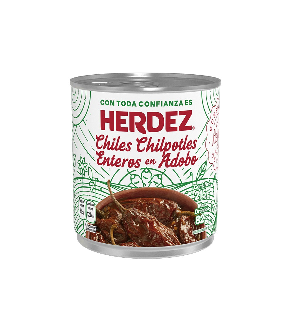 CHIPOTLES ADOBADOS HERDEZ 198gr