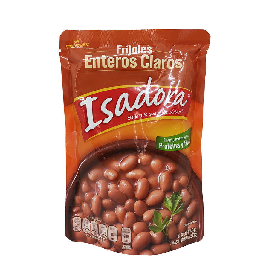 FRIJOLES CLAROS ENTEROS ISADORA 454G