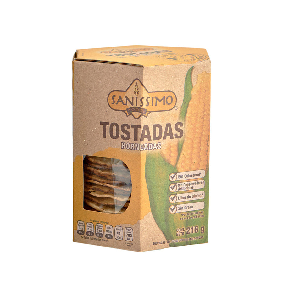 TOSTADAS SANISSIMO DESHIDRATADAS 216gr