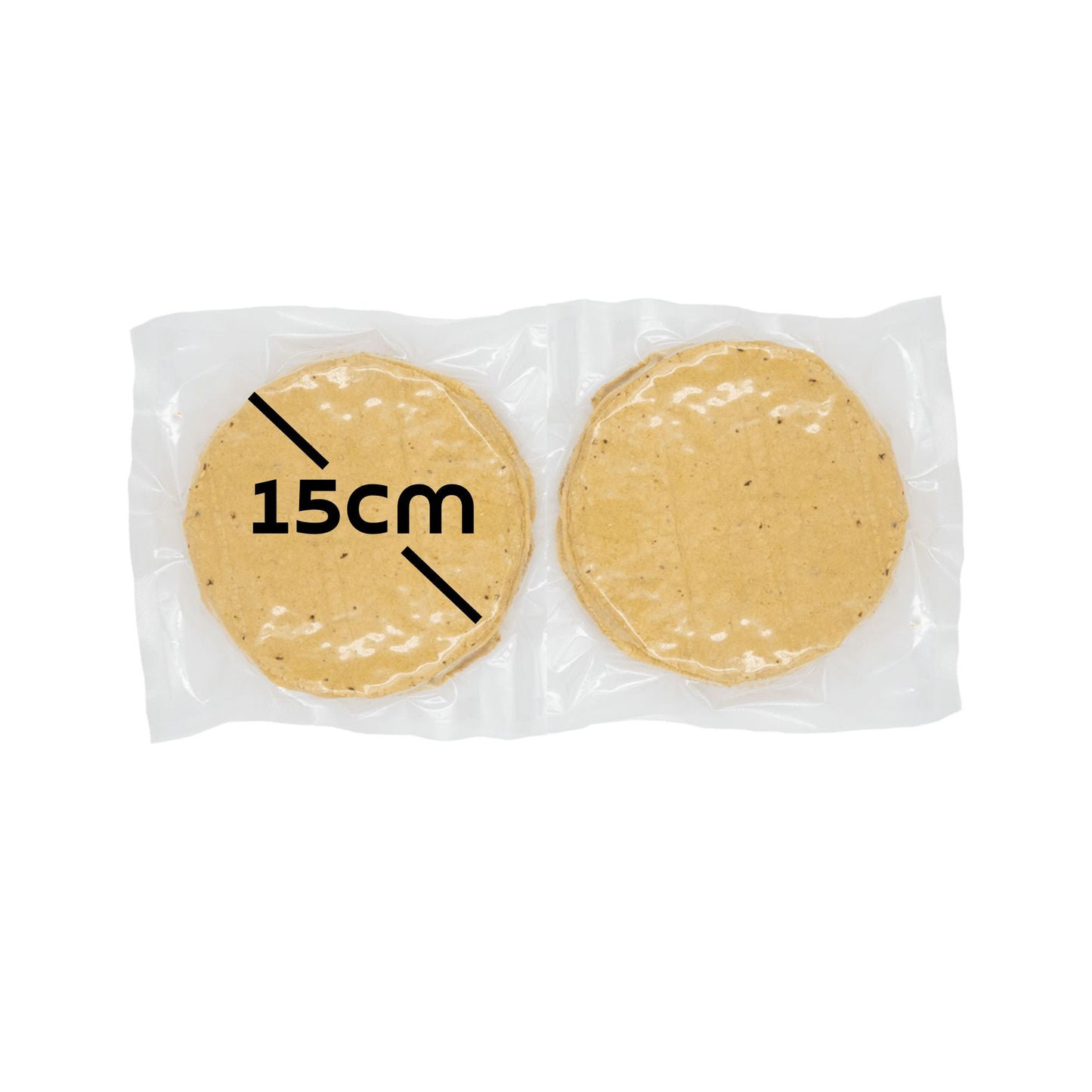 Tortillas made of Nixtamal Yellow 15cm approx. 40 pcs. (Please read instructions)
