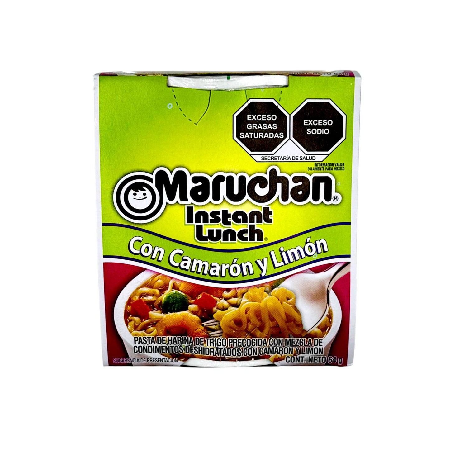 Maruchan Instant Lunch Suppe con Camaron y limón / mit Garnelen Geschmack 64g