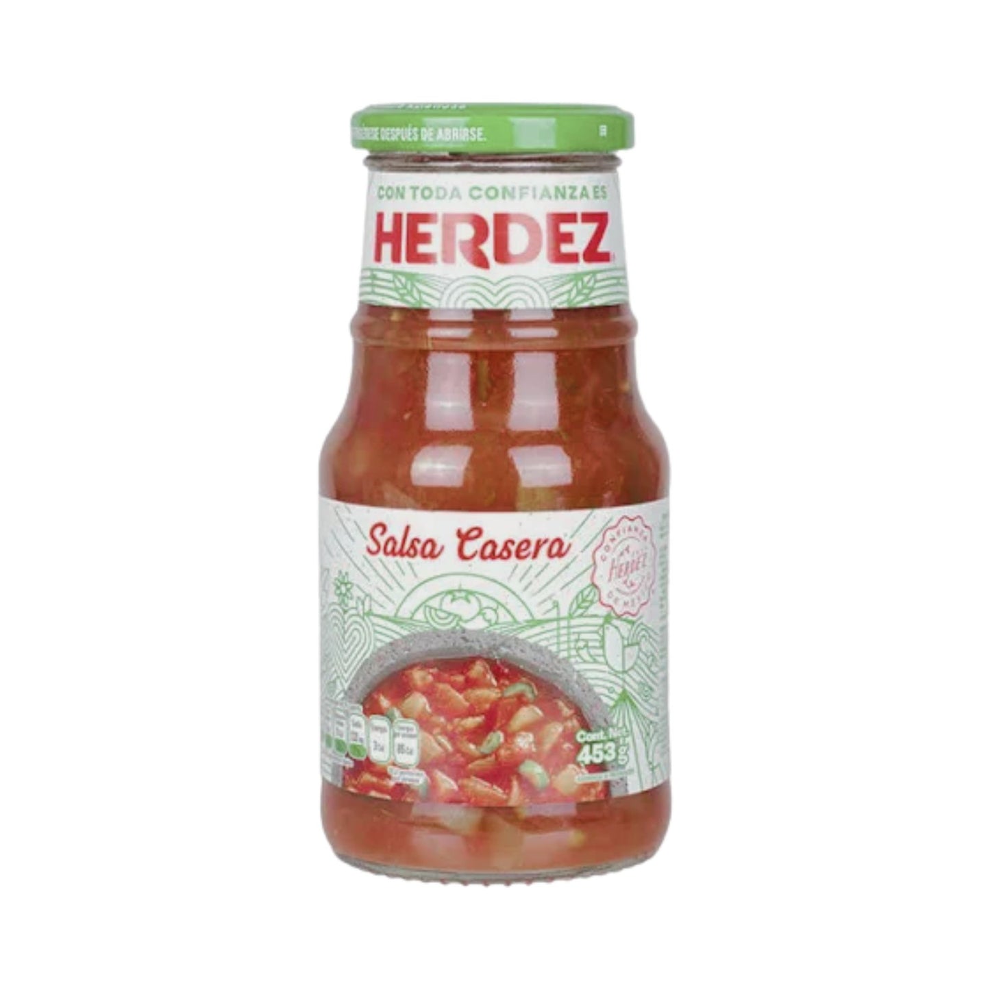 ROTE SOßE CASERA VON HERDEZ 453g