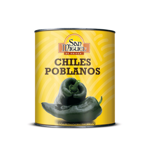Chili Poblano whole pod from San Miguel 780 g