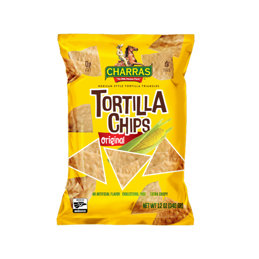 Chips de tortilla/Totopos Charras 340g