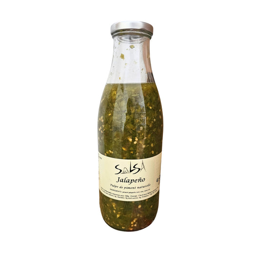 Grüne Jalapeño Pulpe aus 100% Frucht (Ein-Zutaten-Produkt ohne jegliche Zusätze) 990g