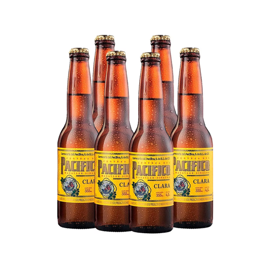 PACIFICO HELLES BIER 355 ml. 4.5% Vol. Alk. (6 PACK)