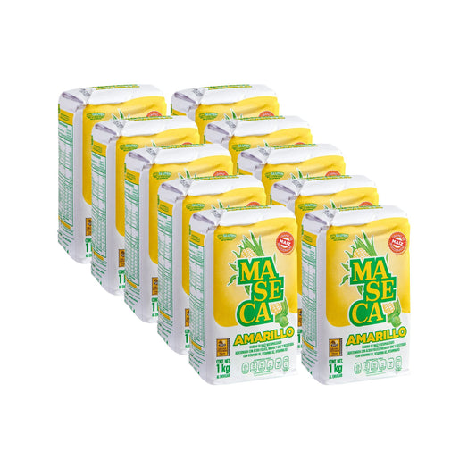 GELBES MAISMEHL VON MASECA 1kg (10 Packungen à 1kg)