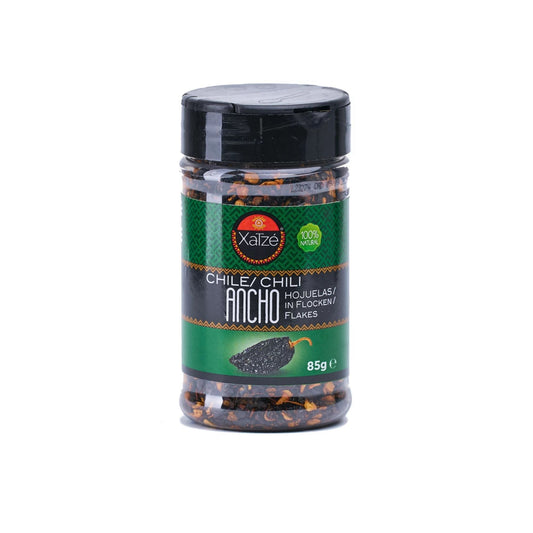 CHILI ANCHO GESCHROTET VON XATZE 85gr