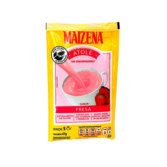 Atole Erdbeer Warmgetränkzubereitung von Maizena 45g