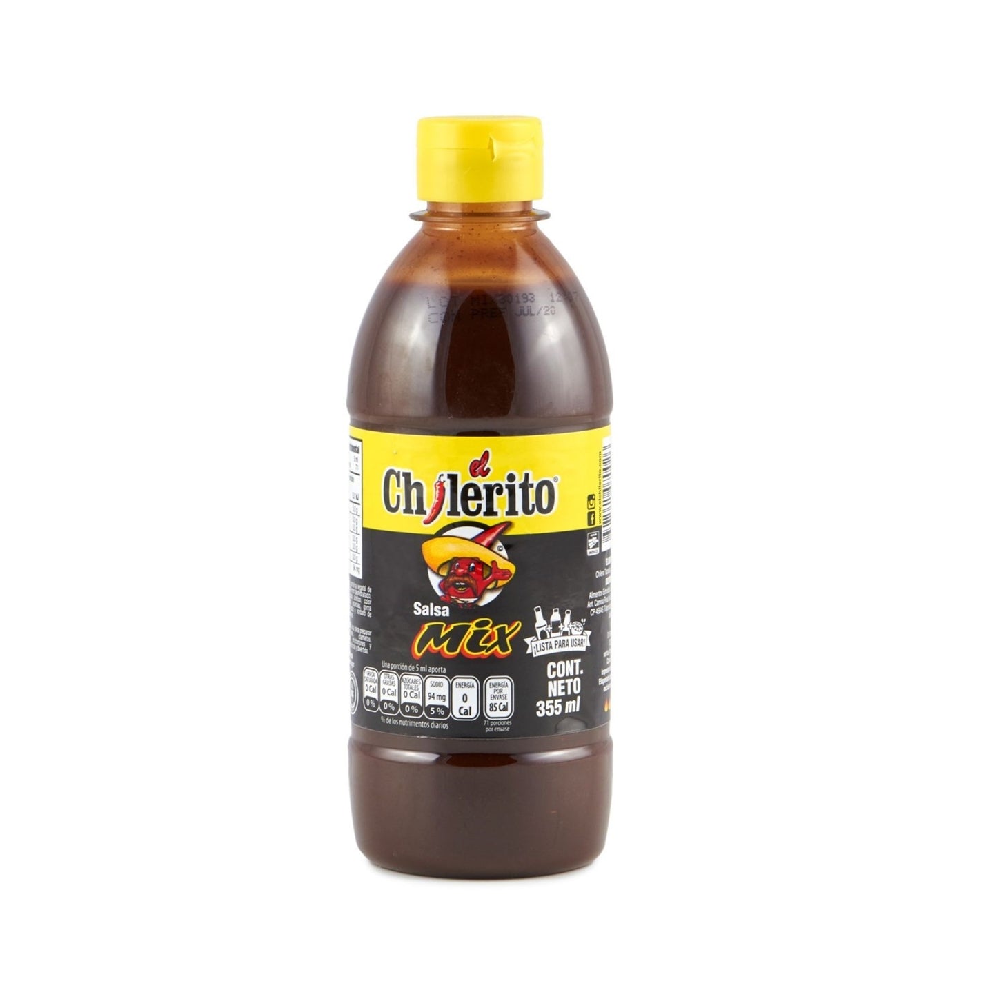 MEZCLA DE CHILERITO SALSA DE CHILE MEXICANA PARA BOCADILLOS 355ml