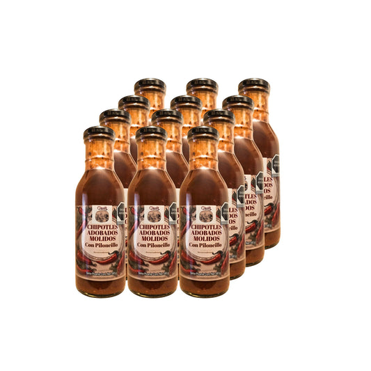 CHILI CHIPOTLE SOßE VON CHIPOKTLI 365g (12 Pack)