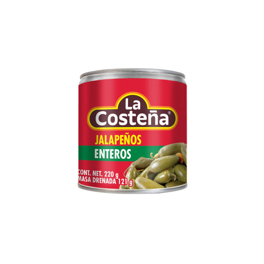 GANZE CHILI JALAPENO VON LA COSTEÑA 220g