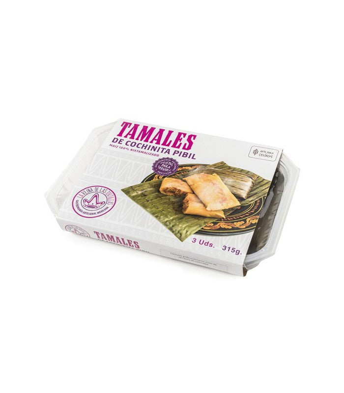 Tamales with Cochinita Pibil 300g (3 pcs)