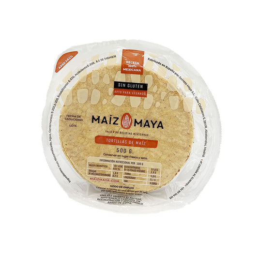 Tortillas aus nixtamalisiertem weißen Mais von Maiz Maya 500 g