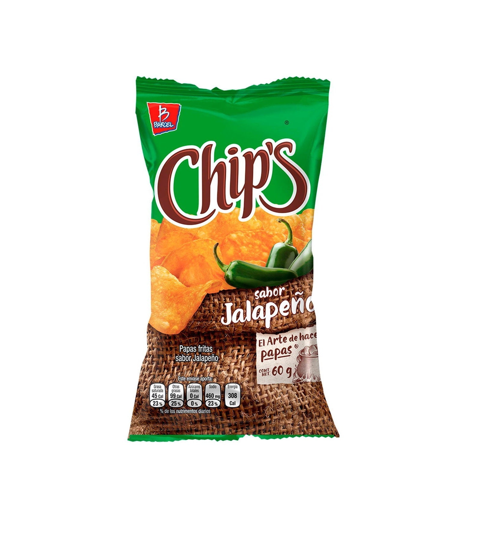 CHIPS BARCEL JALAPEÑO 170gr – méxico mágico